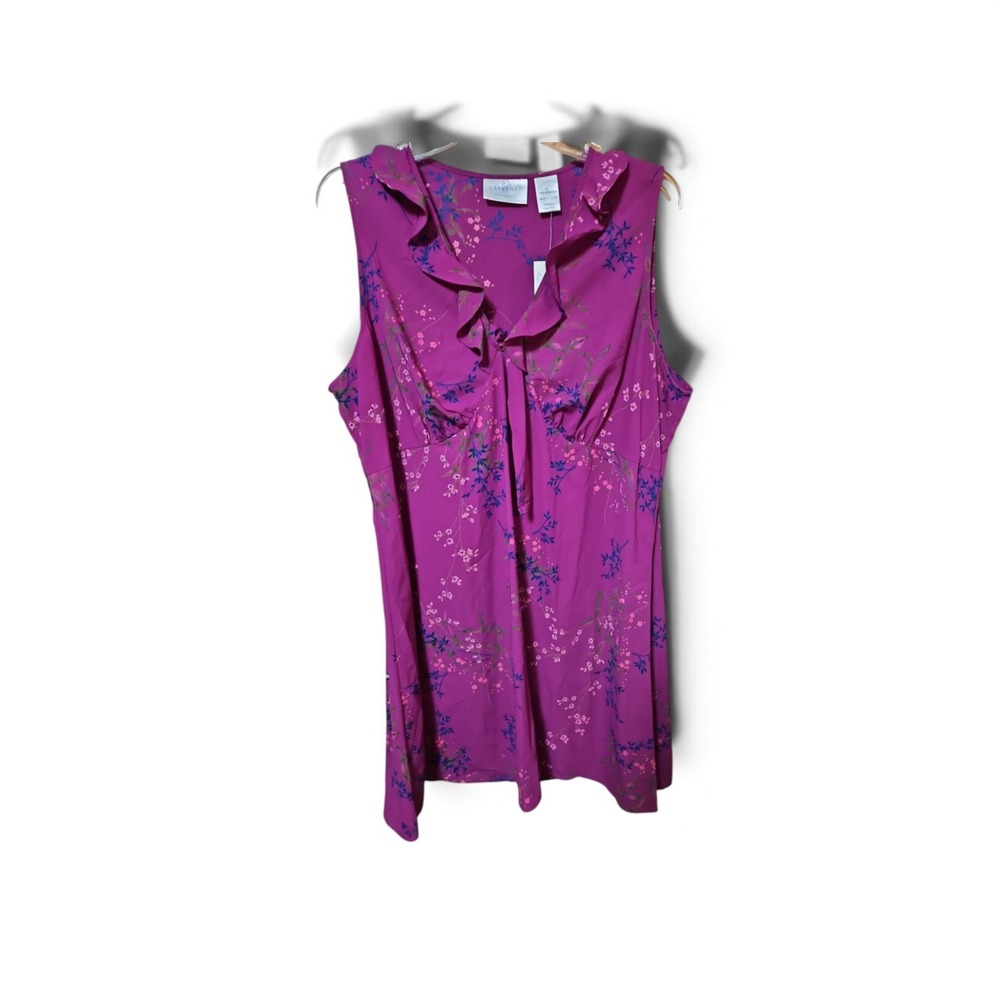 Cabernet Sleepwear Womens Magenta Purple Floral Robe and Nightgown Set NWT 0469